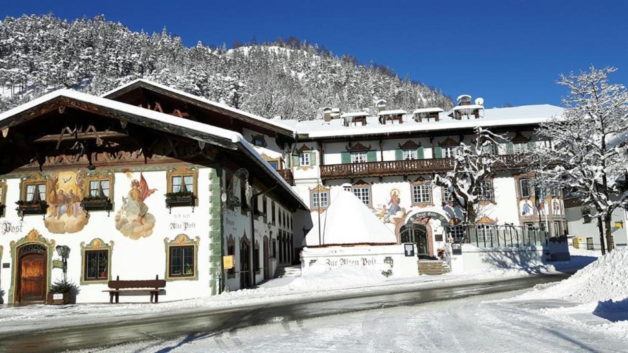 Gasthof & Hotel Zur Post Wallgau Exteriör bild