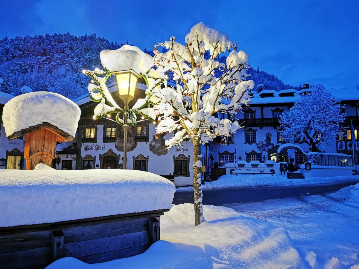 Gasthof & Hotel Zur Post Wallgau Exteriör bild